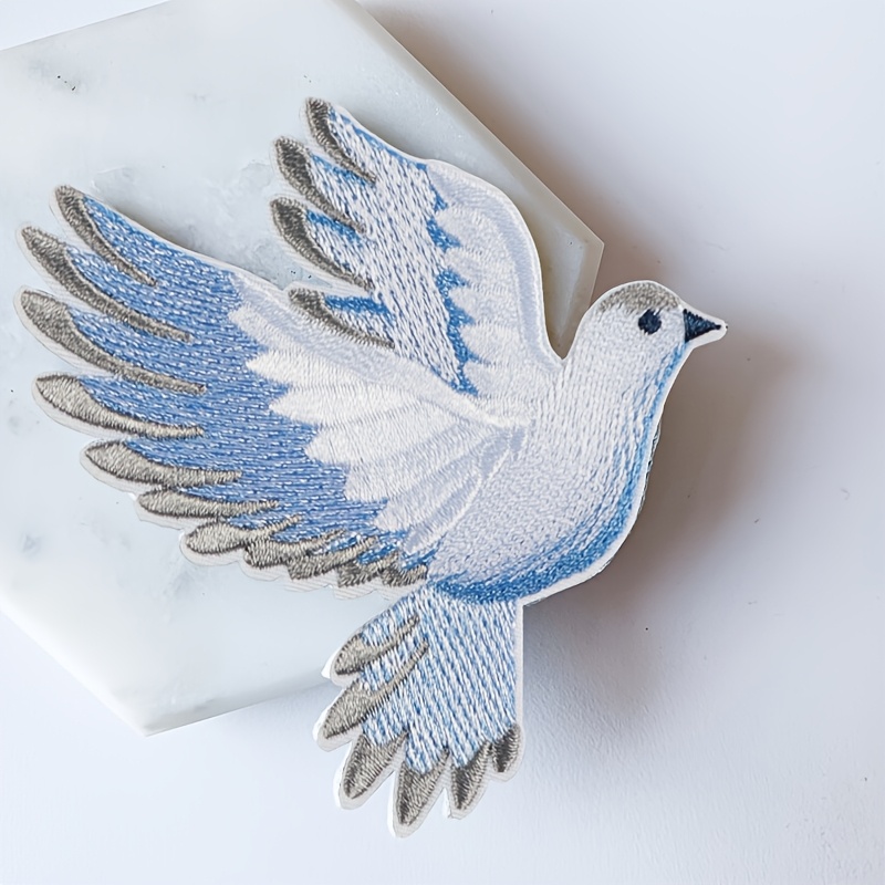 Embroidery Meaning - 1 buah patch bordir motif merpati