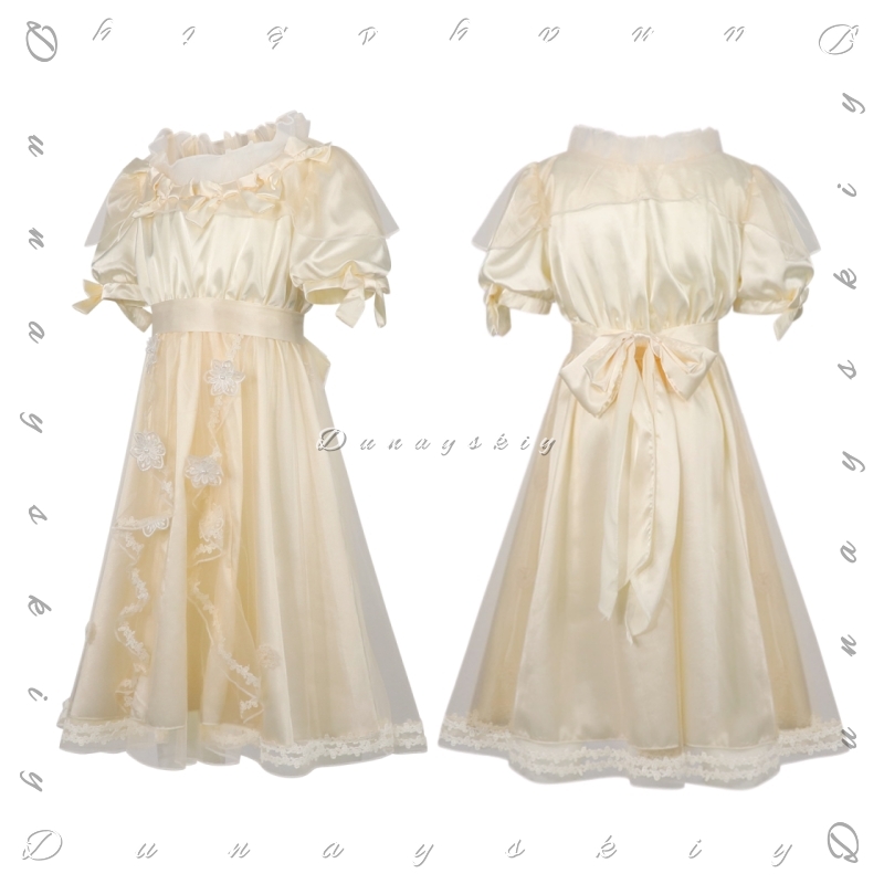 Sepatu Kostum Cosplay Identity - Embroidery Yellow Dress ulasan dan harga