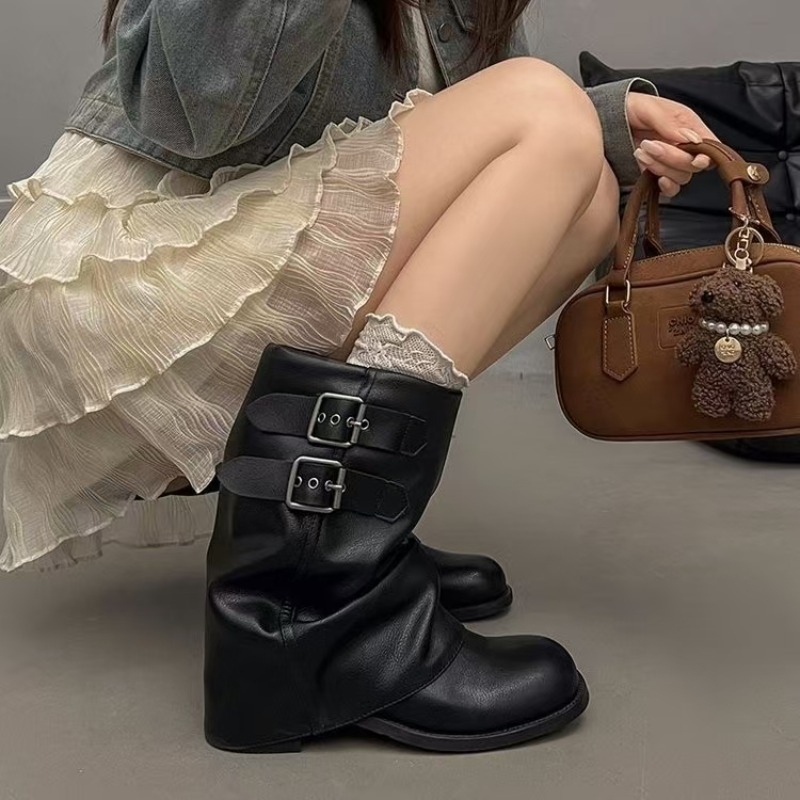 Sepatu Bot Wanita Hitam Model  - Embroidery Garments ulasan dan harga