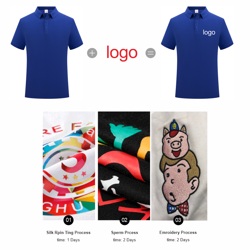 KAISING Kemeja Polo Katun Murn - Embroidery Design Logo ulasan dan harga