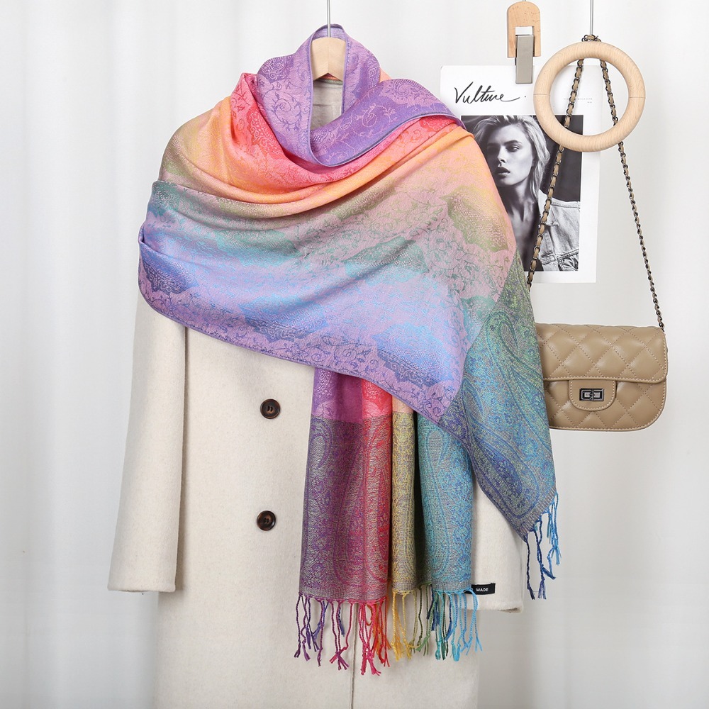 Hijab Scarf Bordir Mawar Retro - Embroidery Rose ulasan dan harga