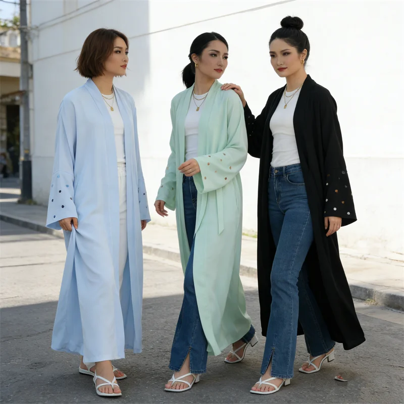Gaun Panjang Bordir Hati Eid D - Embroidery Kebaya ulasan dan harga